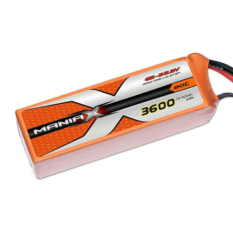 Baterie Lipo 6S-22.2V 3600mAh 80C